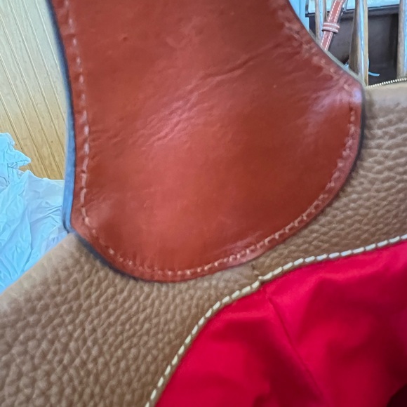 Dooney and Bourke Tan and Amber color Hobo Loc Satchel, 3 pieces - Picture 5 of 11